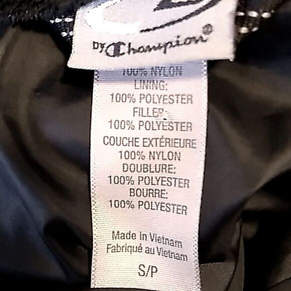 C9 By Champion Loft Black Hooded Puffer Jacket. Size Small - Picture 12 of 12